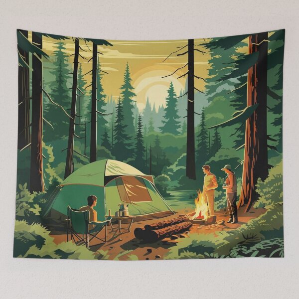 Item preview, Family Camping Trip designed and sold by Myra365Art.