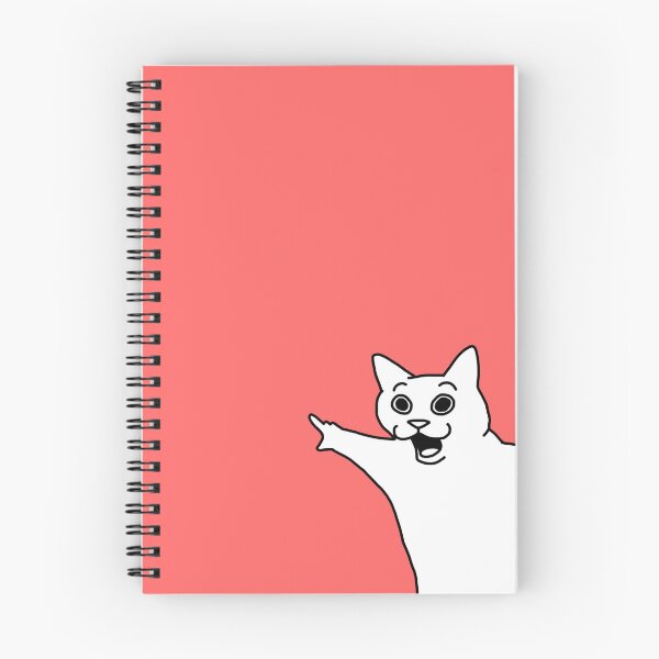 Item preview, Excited Cat PDF (Poorly Drawn Felines) designed and sold by ClydeCustomsCo.