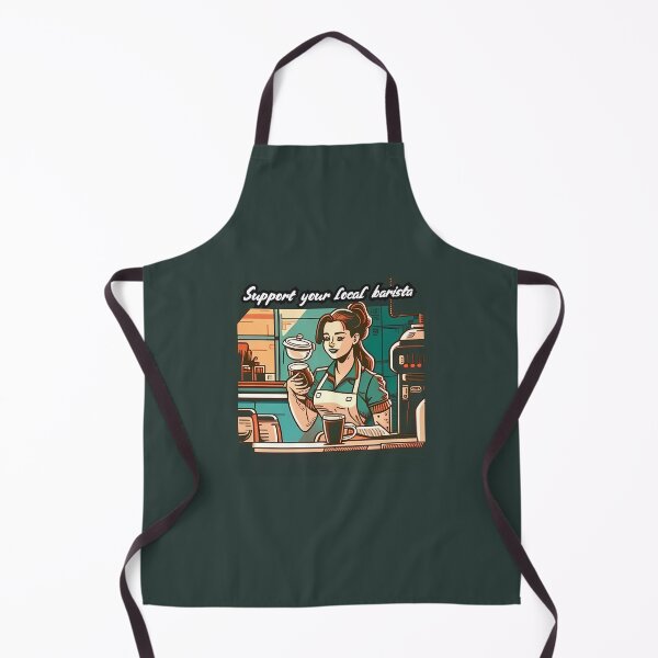 Item preview, Support Your Local Barista designed and sold by QuantumPalette.