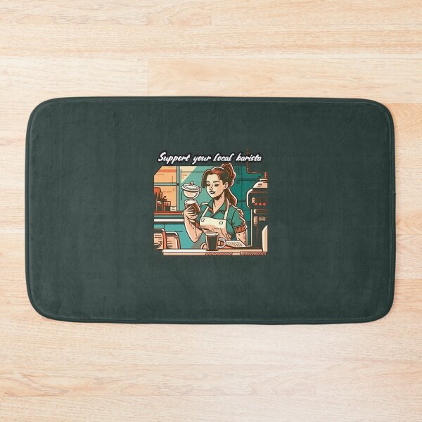 Item preview, Support Your Local Barista designed and sold by QuantumPalette.