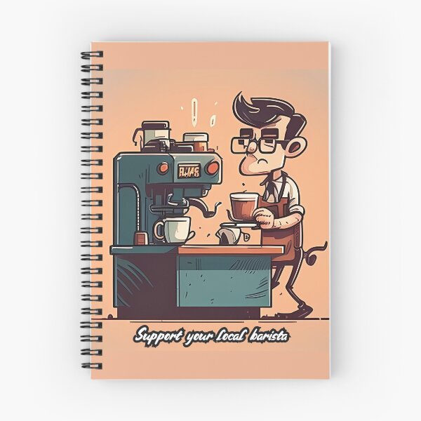 Item preview, Support Your Local Barista designed and sold by QuantumPalette.