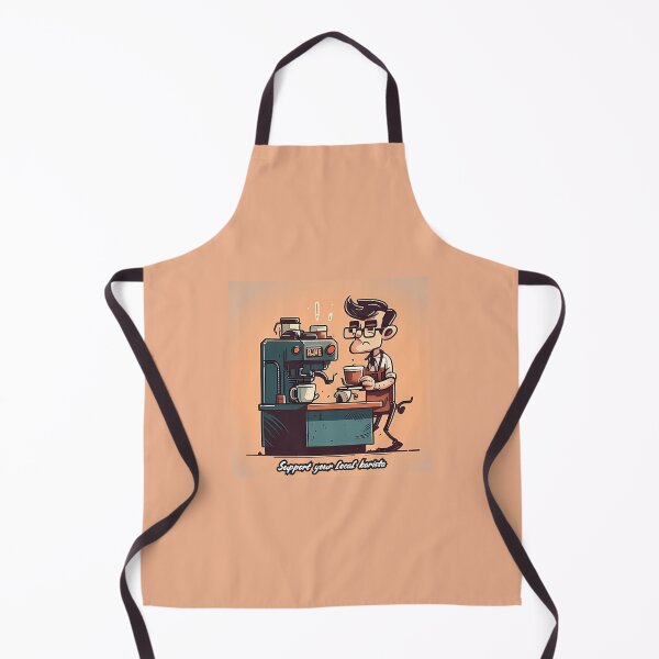 Item preview, Support Your Local Barista designed and sold by QuantumPalette.