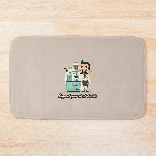 Item preview, Support Your Local Barista designed and sold by QuantumPalette.