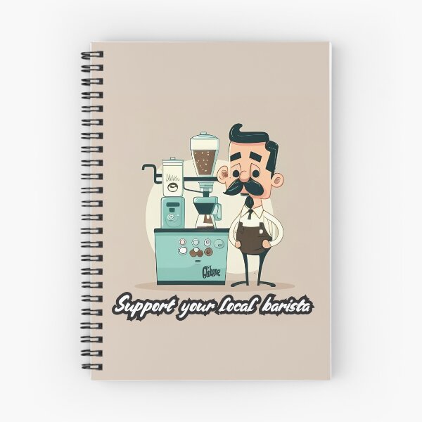 Item preview, Support Your Local Barista designed and sold by QuantumPalette.