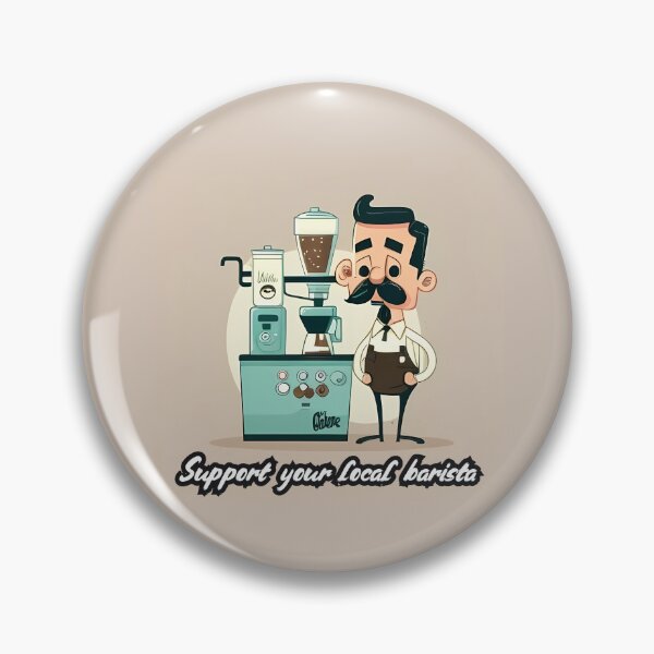 Item preview, Support Your Local Barista designed and sold by QuantumPalette.