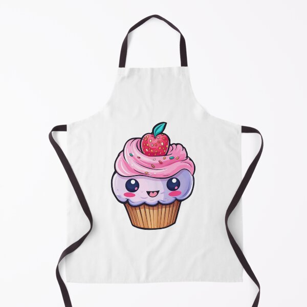 Item preview, cute pink cupcake designed and sold by happydecals.