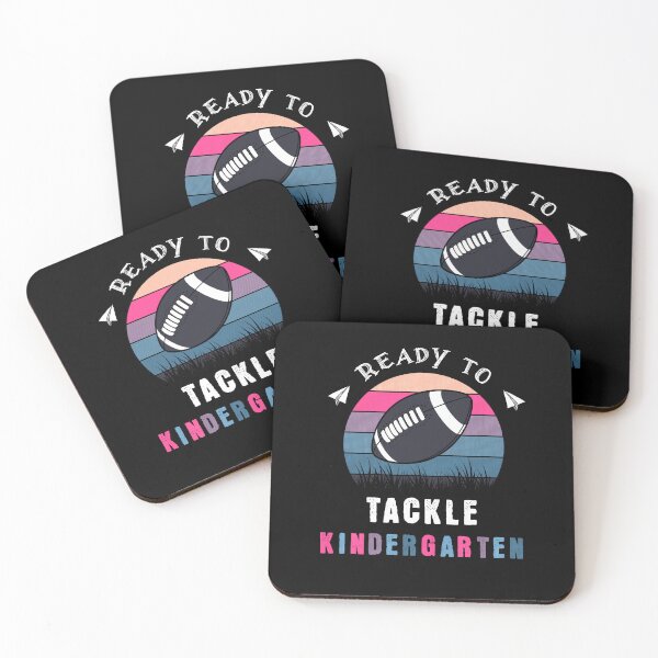 Item preview, Ready To Tackle Kindergarten Football First Day Of School designed and sold by Hugo Bloke.