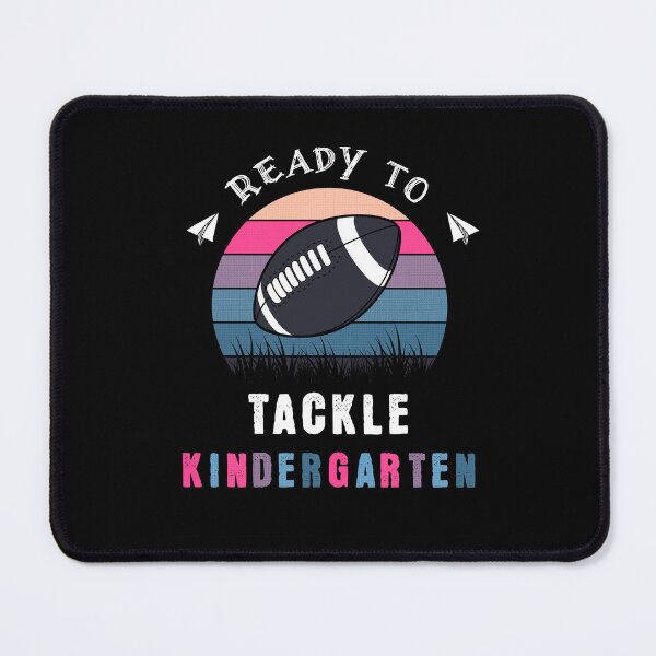 Item preview, Ready To Tackle Kindergarten Football First Day Of School designed and sold by Hugo Bloke.