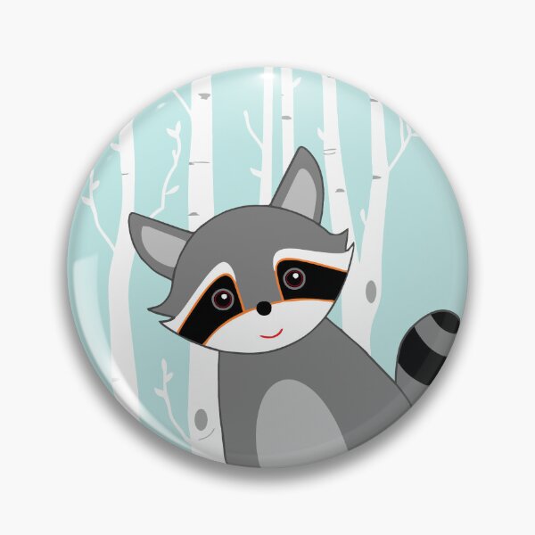 Item preview, Raccoon Among Birch Trees designed and sold by Kim Arnott.