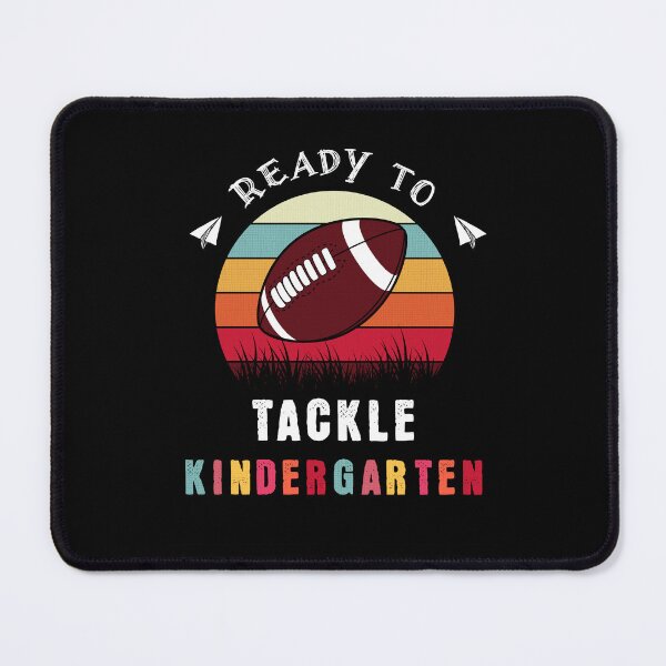 Item preview, Ready To Tackle Kindergarten Football First Day Of School designed and sold by Hugo Bloke.