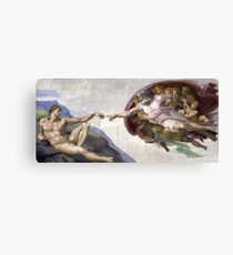 The Creation of Adam - Michelangelo Canvas Print