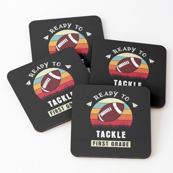 Item preview, Ready To Tackle first grade Football First Day Of School designed and sold by Hugo Bloke.