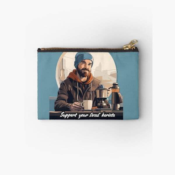 Item preview, Support Your Local Barista designed and sold by QuantumPalette.