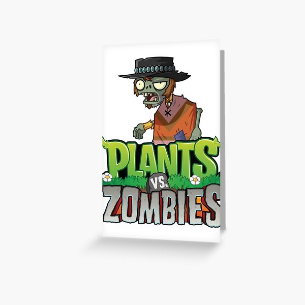 Plants vs Zombies Zombie Greeting Card by Thompson Murphy