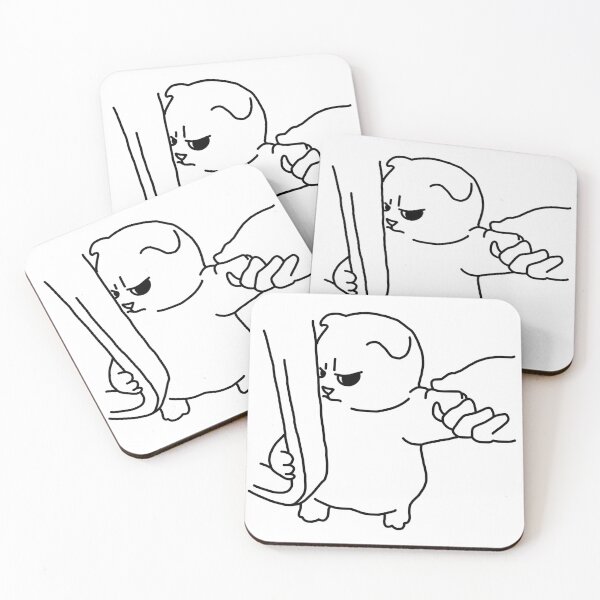 Item preview, Angy Cat PDF (Poorly Drawn Felines) designed and sold by ClydeCustomsCo.