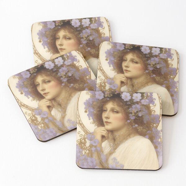 Item preview, Mucha Inspired Sarah Bernhardt Painting designed and sold by Tamas Das.