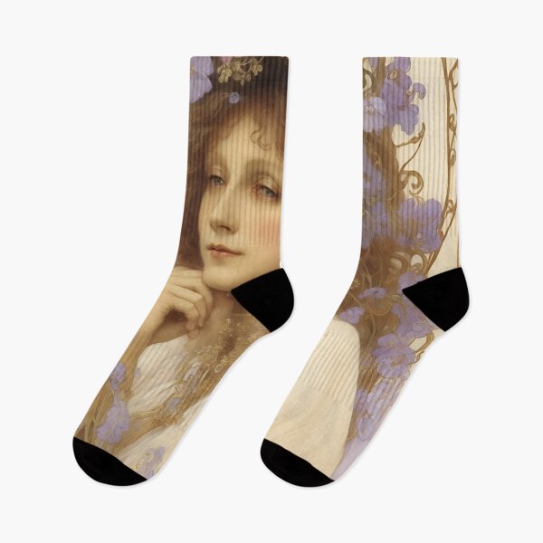 Item preview, Mucha Inspired Sarah Bernhardt Painting designed and sold by Tamas Das.