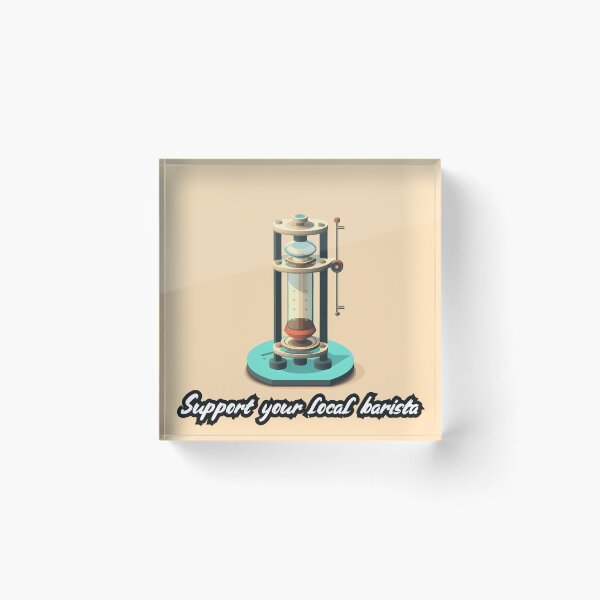 Item preview, Support Your Local Barista designed and sold by QuantumPalette.