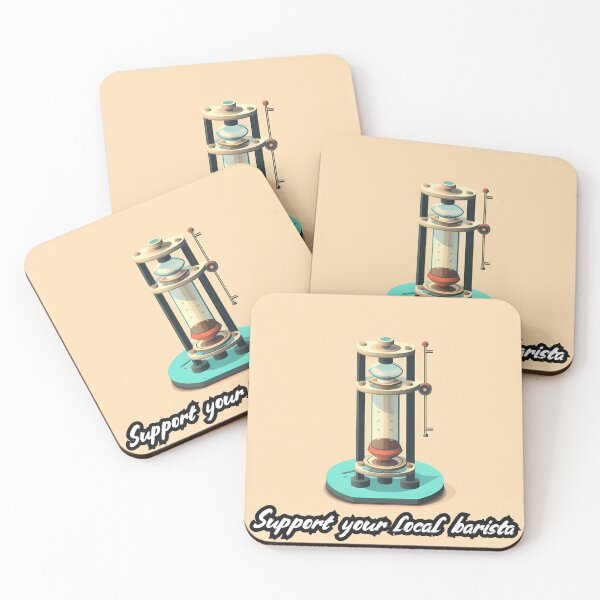 Item preview, Support Your Local Barista designed and sold by QuantumPalette.