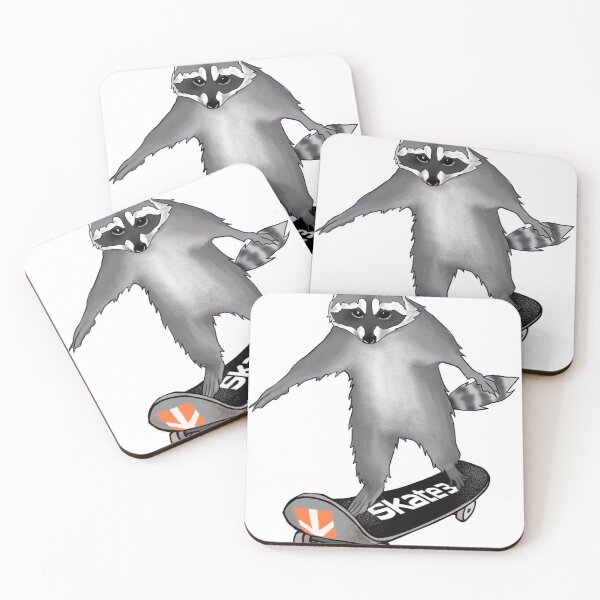 Item preview, Skate 3 raccoon  designed and sold by killiankoi.