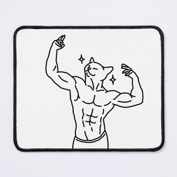 Item preview, Chad Cat PDF (Poorly Drawn Felines) designed and sold by ClydeCustomsCo.