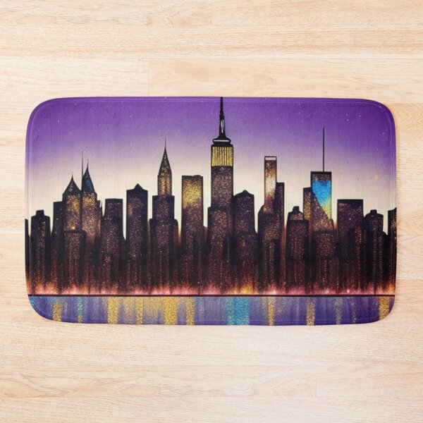 Item preview, New York purple drip designed and sold by Roxburylane.