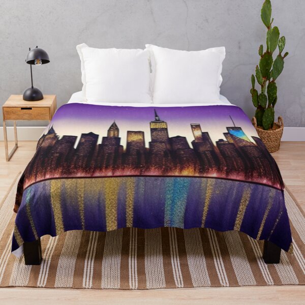 Item preview, New York purple drip designed and sold by Roxburylane.