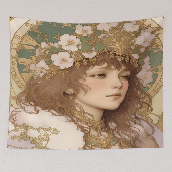 Item preview, Alphonse Mucha's Sarah Bernhardt Iconic Artistry Tribute designed and sold by Tamas Das.