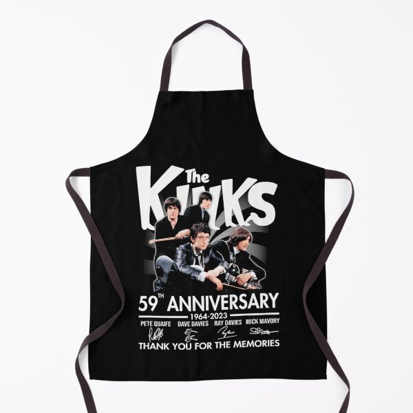 Item preview, The kinks 59th anniversary 1964 2023 thank you for the memories black designed and sold by ChicArtJackh.