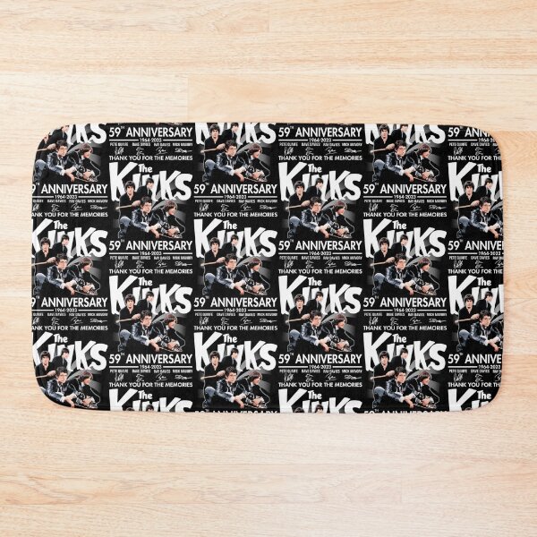 Item preview, The kinks 59th anniversary 1964 2023 thank you for the memories black designed and sold by ChicArtJackh.