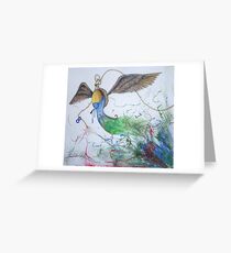 Illusion of time Greeting Card