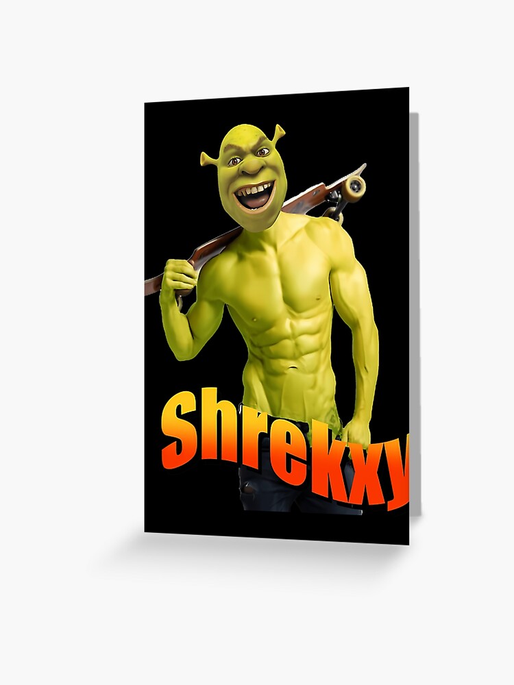 Shrek Meme Drip | Greeting Card