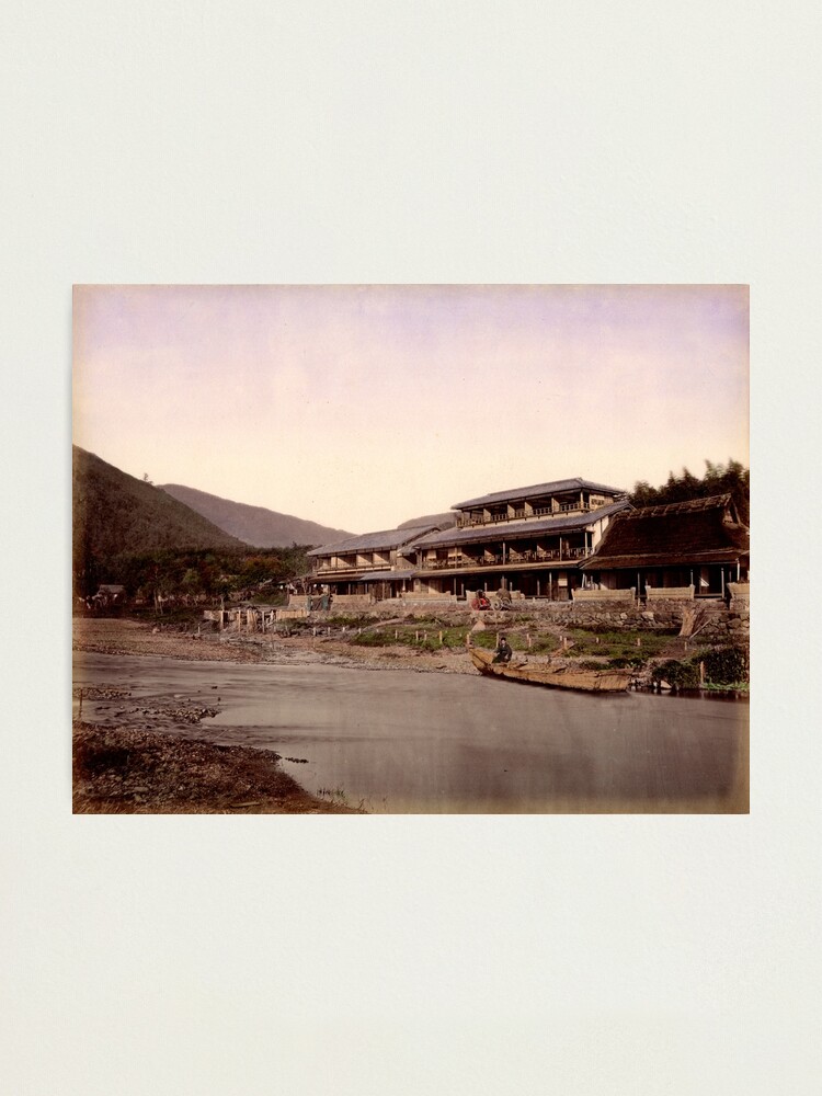 Alternate view of Arashiyama & Tea House, Kyoto Photographic Print