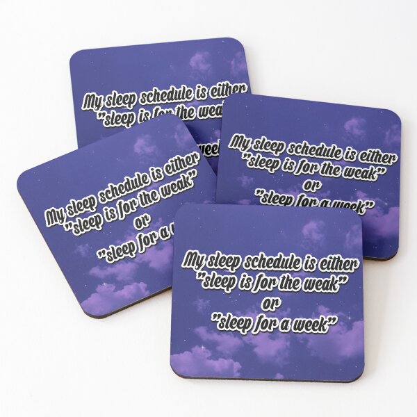 Item preview, College Sleep Schedule designed and sold by maxxaboi.