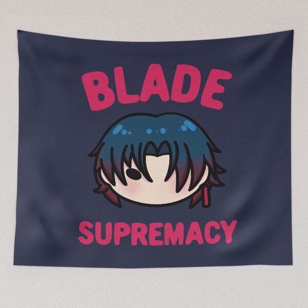 Artikelvorschau, Honkai Star Rail Blade Supremacy Chibi Typografie | Morcaworks entworfen und verkauft von Morcawork.