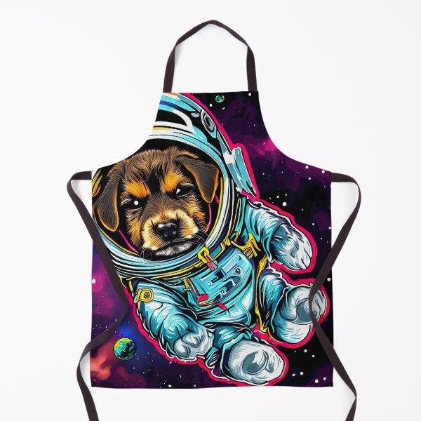 Item preview, ''Astronaut puppy, comics style'' designed and sold by OsvaldoRamosArt.
