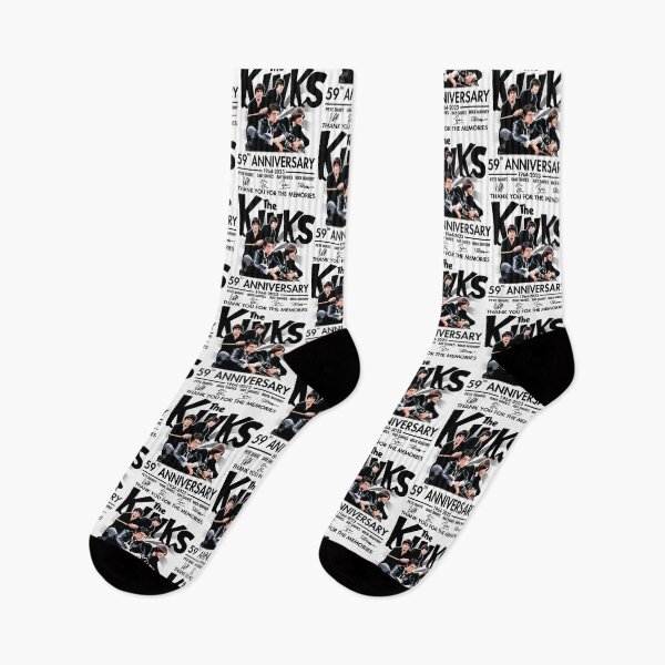 Item preview, The kinks 59th anniversary 1964 2023 thank you for the memories white designed and sold by ChicArtJackh.