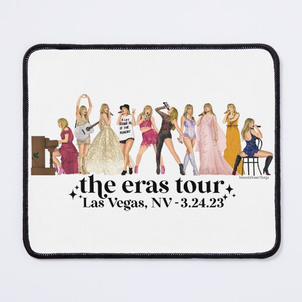 Artikelvorschau, Las Vegas 3/24 Iconic Eras Outfits Lineup Handgezeichnet entworfen und verkauft von Amanda-Draws.