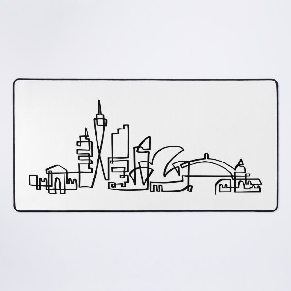 Item preview, Sydney Skyline: One Line, One City designed and sold by PauRicart.
