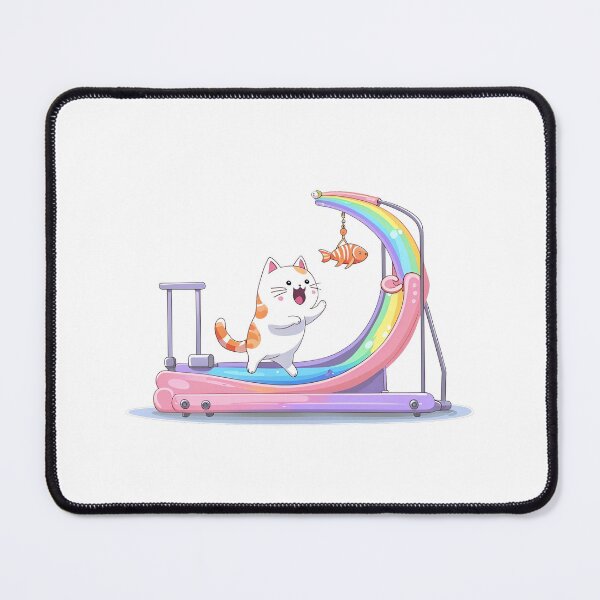 Item preview, Cat on treadmill designed and sold by PiggyWonka.