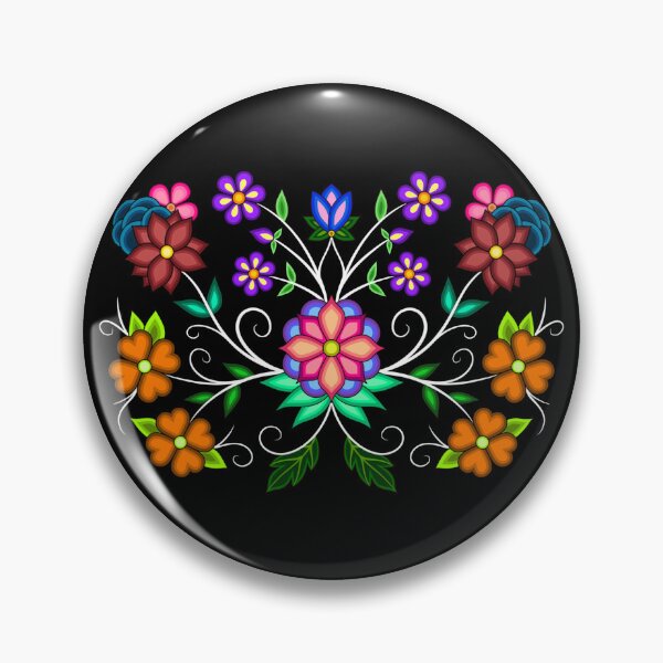 Item preview, Ojibwe Floral Motif With Vines designed and sold by ojiberishdsgns.