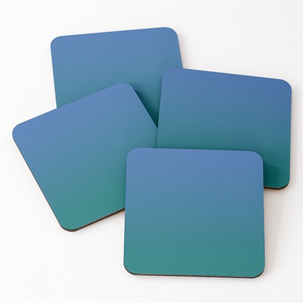 Item preview, Bright Nebulas Blue Ombre to Quetzal Green designed and sold by coverinlove.
