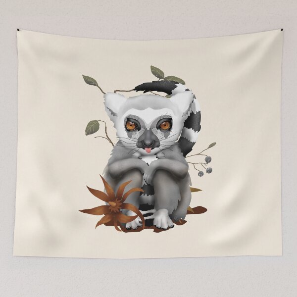 Item preview, Ring Tailed Lemur designed and sold by Karin Taylor.