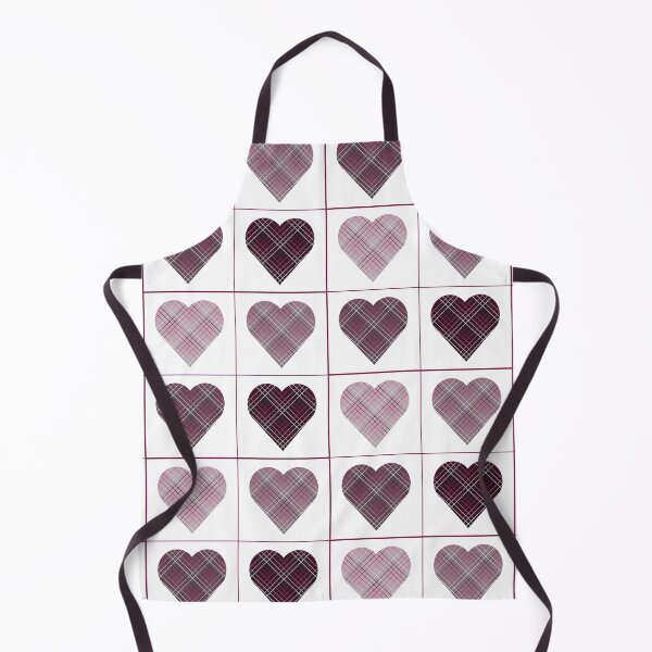 Item preview, Grey Brown Checkered Hearts, Cubed Together designed and sold by AASparksDesigns.