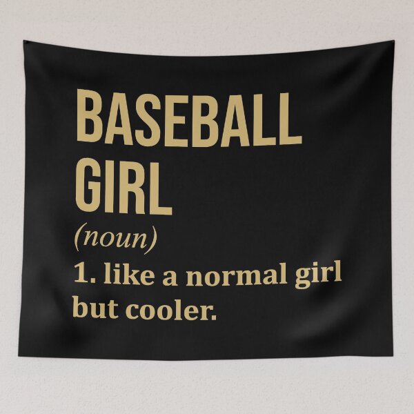 Artikelvorschau, Baseball-Mädchen-Definition in Gold entworfen und verkauft von XCIV.