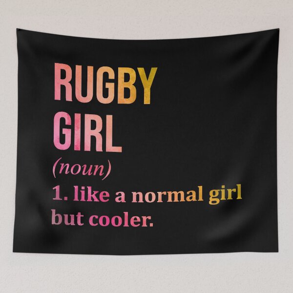 Item preview, Rugby Girl Definition in Watercolor designed and sold by XCIV.