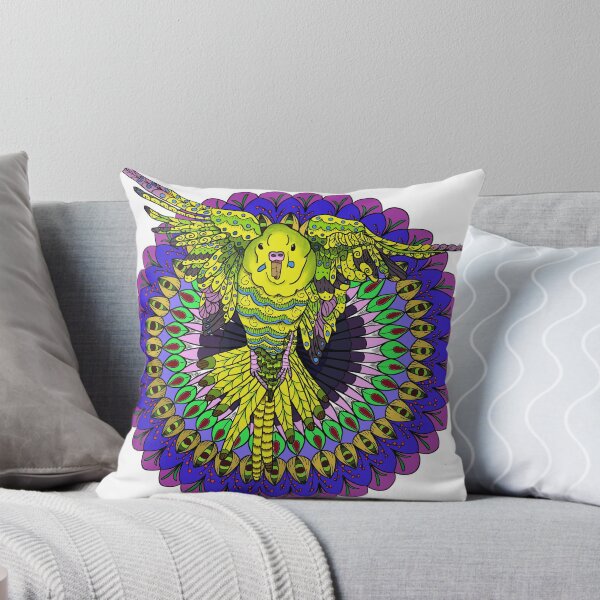 Artikelvorschau, Fliegendes Wellensittich-Mandala entworfen und verkauft von lozsart.