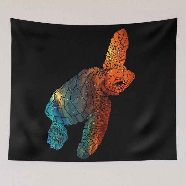 Item preview, Space Nebula Sea Turtle designed and sold by maryedenoa.