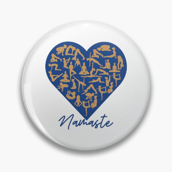 Item preview, Namaste Heart Shaped Yoga Poses designed and sold by CastielloDesign.