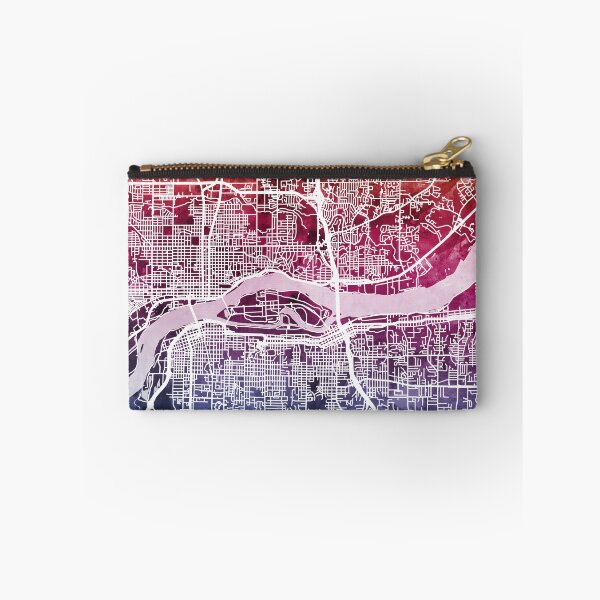 Artikelvorschau, Quad-Cities-Straßenkarte entworfen und verkauft von ArtPrints.